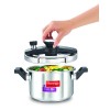 Prestige Clip-on Mini Induction Base Stainless Steel Pressure Cooker with Lid, 2 Litre