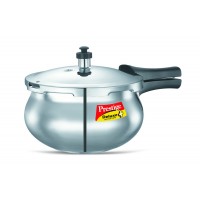 Prestige Deluxe Plus Baby Induction Base Aluminium Pressure Handi, 2 Litres, Silver 