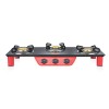 Prestige Breeze GTB 03 Glass Top 3 Burner Gas Stove (Red/ Black)