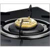 Prestige Breeze GTB 03 Glass Top 3 Burner Gas Stove (Red/ Black)