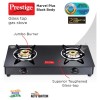 Prestige Marvel Plus GTM 02 AI 2 burner Glass top (Automatic, Black)