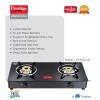 Prestige Marvel Plus GTM 02 AI 2 burner Glass top (Automatic, Black)