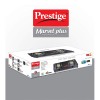 Prestige Marvel Plus GTM 02 AI 2 burner Glass top (Automatic, Black)