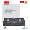 Prestige Marvel Plus GTM 02 Plus Black Glass Top Gas Stove (2 Burner)