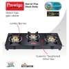 Prestige Marvel Plus GTM 03 AI 3 burner Glass top (Automatic, Black)