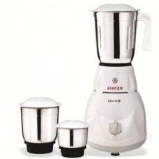 Singer Duro Plus 500-Watt Mixer Grinder with 3 Jars (White)