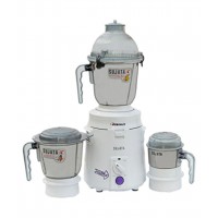 Sujata Dynamix Mixer Grinder, 900W, 3 Jars (White)