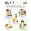 Sujata Dynamix Mixer Grinder, 900W, 3 Jars (White)