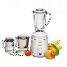 Sujata Supermix SM Mixer Grinder, 900W, 3 Jars (White)