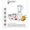 Sujata Supermix SM Mixer Grinder, 900W, 3 Jars (White)