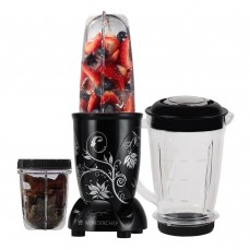 Wonderchef Nutri-Blend 400-Watt Mixer Grinder with 3 Jars (Black)