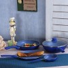 Wonderchef Royal Velvet Induction Base Aluminium Cookware Set, 5-Pieces, Blue